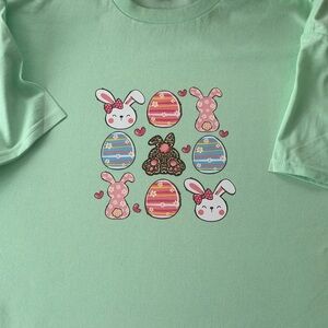 Gildan Unisex Mint Green Crewneck Easter Tee